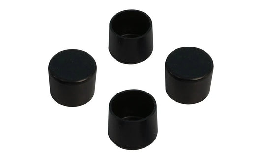 5/8" Black Plastic Leg Tips (4 pack)