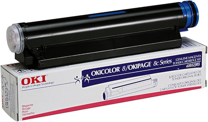 Oki High Yield Magenta Toner Cartridge, 3000 Page Yield (41012303)