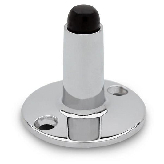 Chrome-Plated Floor Mounted Door Stop 2"