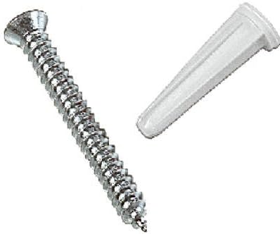 Knape and Vogt 80-88DP WH White Shelf Standard Screws and Anchors