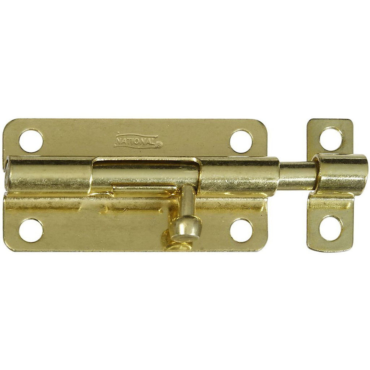 Stanley 4" Steel Brass Plated Barrel Bolt with Screws SP1084