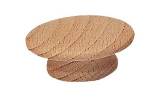 Waddell 2.5" Unfinished Hardwood Round Knob