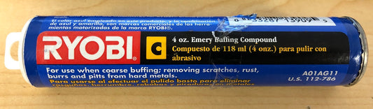 Ryobi 4 oz. Emery Buffing Compound Tube (Type "C")