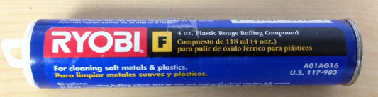 Ryobi 4 oz. Plastic Rouge Buffing Compound Tube (Type "F")