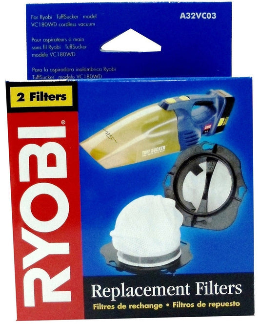 Ryobi Filter A32VC03 (2 Pack)