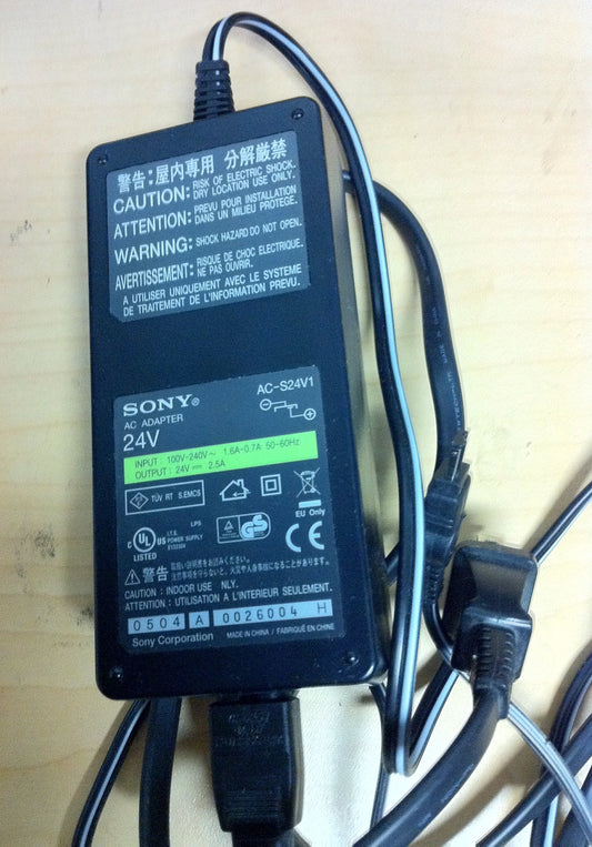 Genuine Sony AC-S24V1 Power Adapter Charger