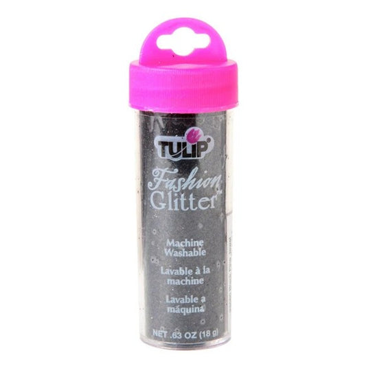 Tulip Black Fabric Glitter 0.63 oz.