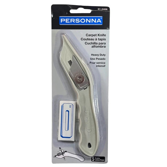 Heavy Duty Carpet Knife with 5 Blades