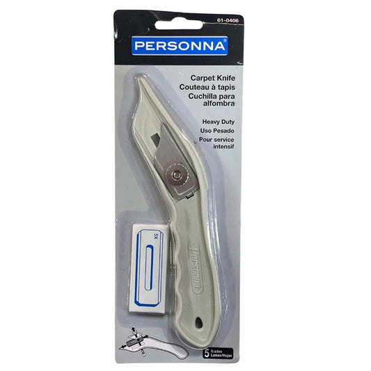 Heavy Duty Carpet Knife with 5 Blades