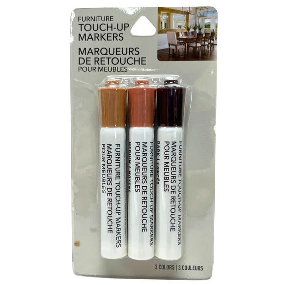 3-Pack Furniture Touch-up Marker Repair Kit