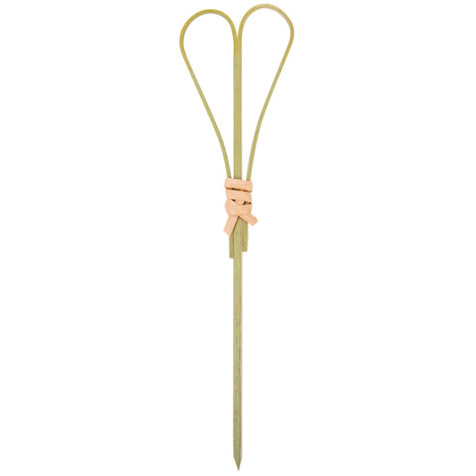 Bamboo Heart 4 1/2" Picks (100/Pack)