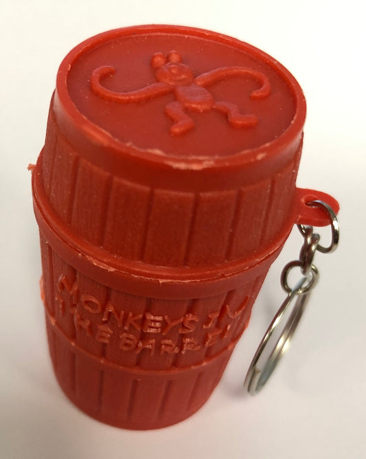 Monkeys in a Barrel Keychain