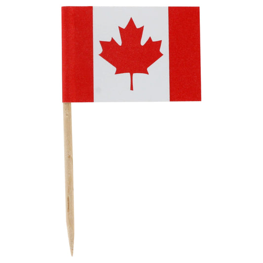 500 Canadian Canada Flag Toothpicks