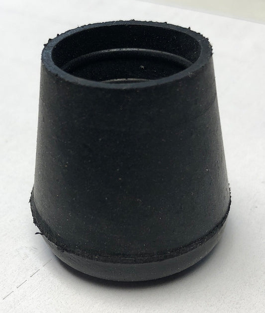 12 Rubber 5/8" Black Chair Tips