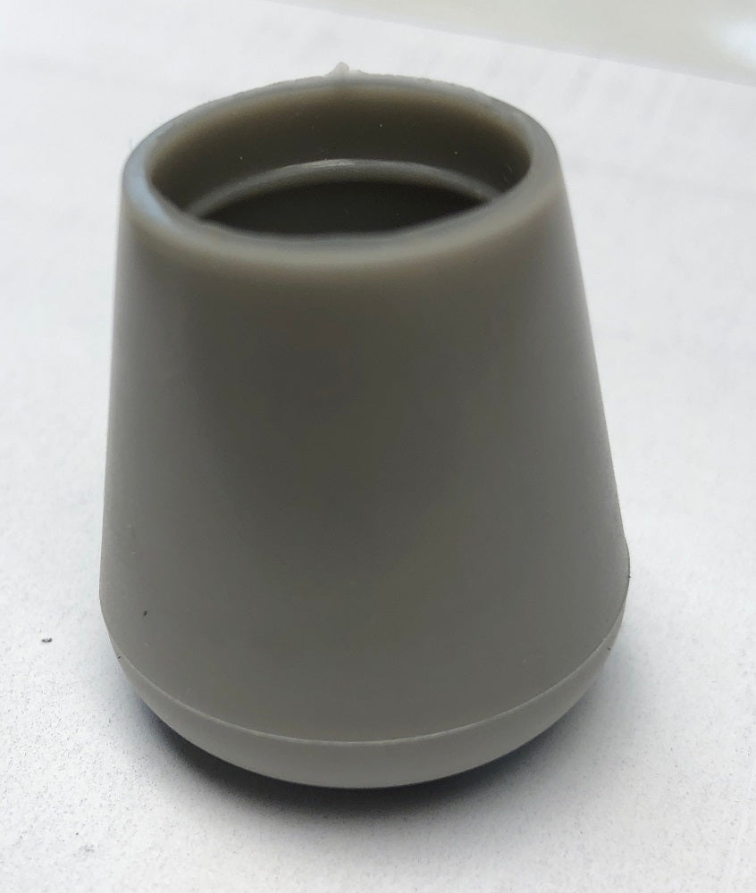 8 Rubber 3/4" Gray Chair Tips