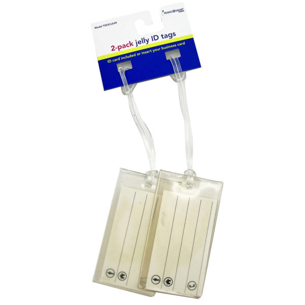2-Pack Jelly ID Luggage Tags