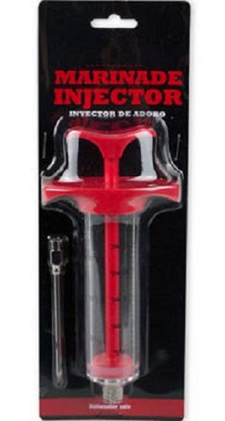 Marinade Injector - 1 oz Capacity with Stainless Steel Blade