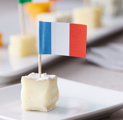 200 French France Flag 2.5" Mini-toothpicks (2x 100 ct packs)