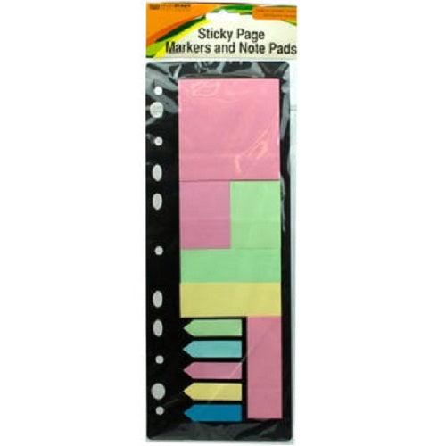 Sticky Page Markers and Note Pads