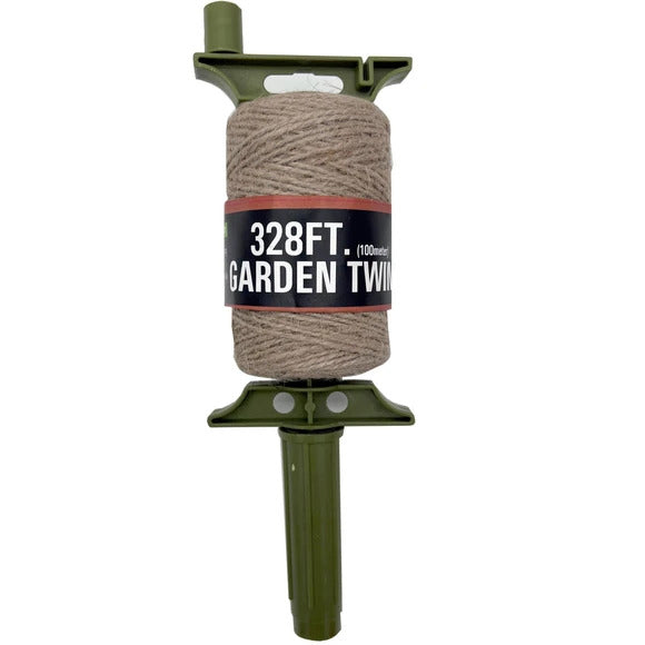 100 Meter Jute Twine with Roller Handle Dispenser