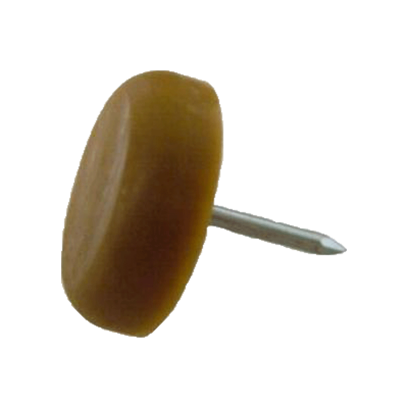 16 Nail-on 3/4" Nylon-based Furniture Bottom Floor Glides