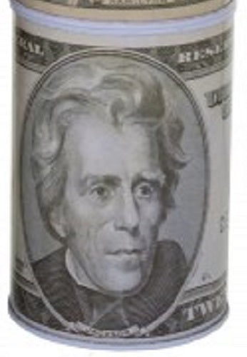 $20 Dollar Bill Tin Money Coin Bank