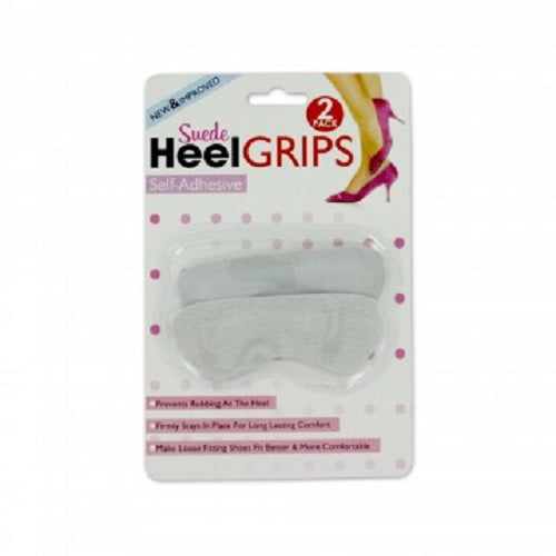 Suede Heel Grips Shoe Insoles Inserts for Women Footcare (2-pack)