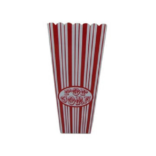 35 oz Red Striped Popcorn Bucket