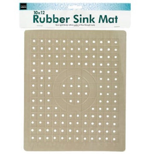10" x 12" Square Rubber Sink Mat
