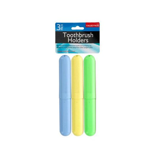 Toothbrush Travel Case/Holders (3 case value pack)