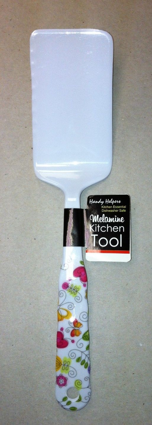 Floral Melamine Flat Spatula