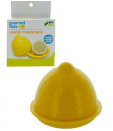 Gourmet Club Lemon Container/Saver - Keeps Lemons Fresh