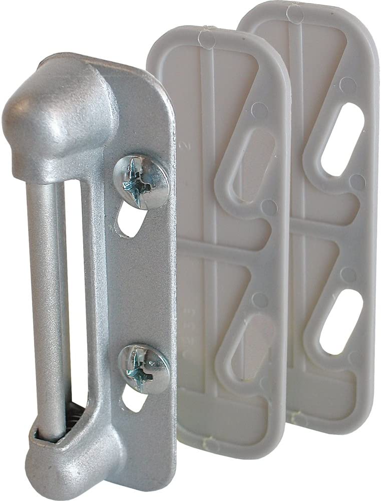 Prime-Line K-5003 Spring Type Screen Door Strike Plate (Aluminum)