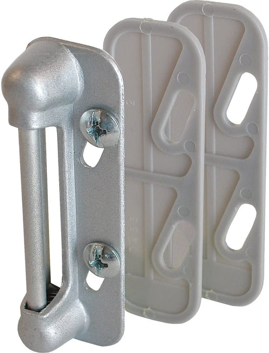 Prime-Line K-5003 Spring Type Screen Door Strike Plate (Aluminum)