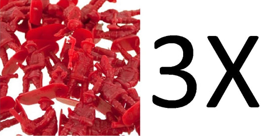 30-Piece Toy Firemen Plastic Action Figures Playset (three sets)