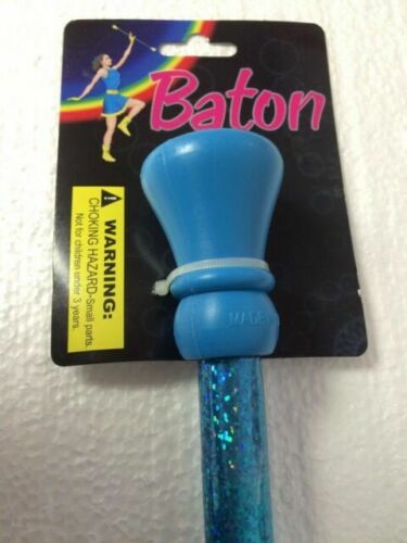 24" Plastic Glitter Baton (Blue)