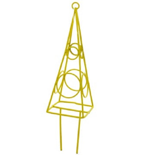 Fairy Gardening Yellow Cone Topiary Frame