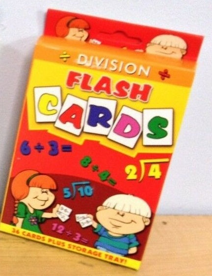 Jumbo Math Flash Cards (division)