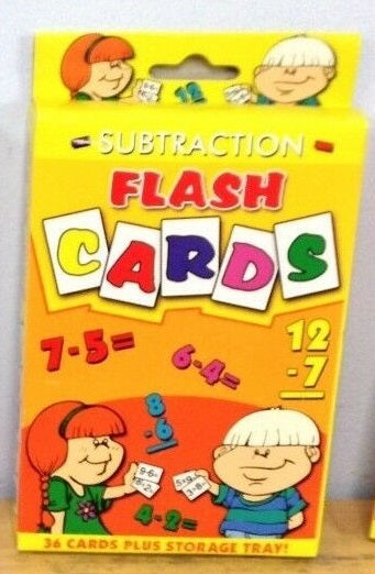 Jumbo Math Flash Cards (subtraction)
