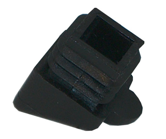 4 Plastic Glides for 3/4" O.D. 5/8" I.D. Slanted Square Leg