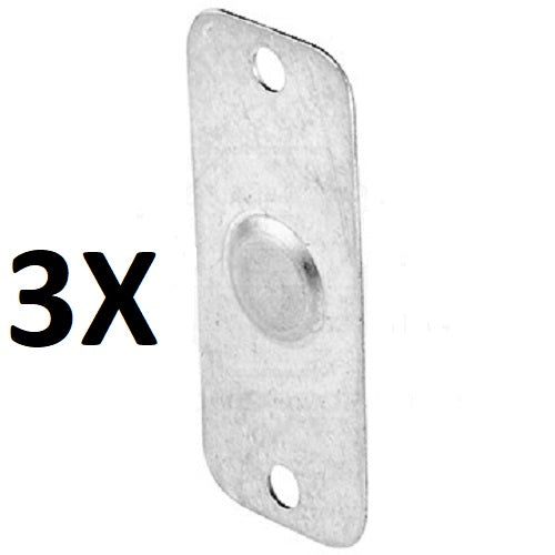 Lock Hole Filler Plates (3" x 1") (set of 3)