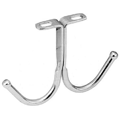 10 Double Prong Ceiling Coat Hook for Lockers