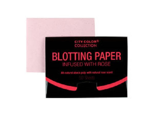 City Collection Blotting Paper Rose Scented (50 Sheets)