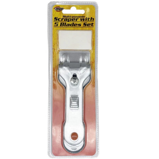 Multi-purpose Scraper with 5 Blades