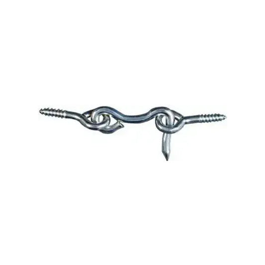 National Hardware N117-820 Hook And Eyes 1 Inch Zinc Plated Steel 2 Pack