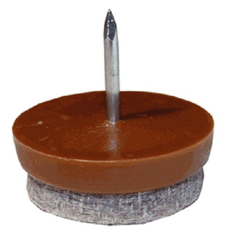 16 Nail-on 1-1/8" Felt Pad Glides