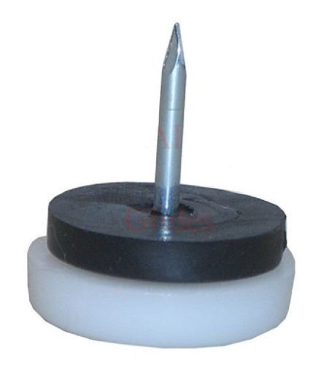 4 Nail-on 1-1/8" Nylon-based Furniture Bottom Floor Glides