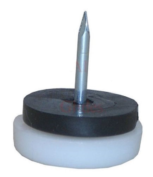 4 Nail-on 1-1/8" Nylon-based Furniture Bottom Floor Glides