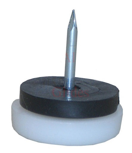 100 Nail-on 7/8" Nylon-based Furniture Bottom Floor Glides