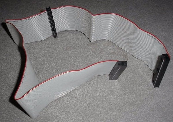 22" Parallel ATA/PATA IDE 40-pin 40-wire Flat Ribbon Cable with 3 Connectors